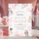 Search for nutcracker birthday invitations Winter onederland