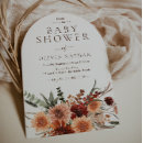 Search for arch baby shower invitations Bohemian