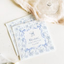 Search for blue toile napkins Elegant