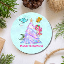 Search for christmas mermaid stickers Glitter
