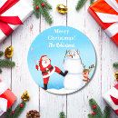 Search for golf play stickers Santa