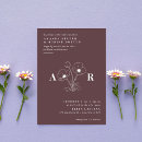 Search for poppy flower wedding invitations Modern
