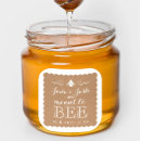 Search for bee wedding stickers Jar