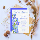 Search for forget me not bridal shower invitations Floral