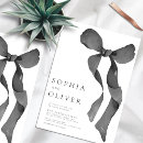 Search for black white blue wedding invitations Elegant