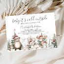 Search for winter woodland baby shower invitations Gender neutral