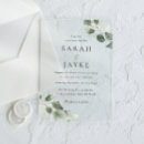 Search for elegant clear wedding invitations Minimalist