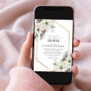 Search for winter floral bridal shower invitations Elegant
