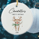 Search for first deer christmas tree decorations Simple