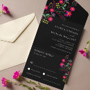 Search for mexican fiesta flower wedding invitations Colourful