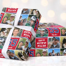 Search for dark red wrapping paper Happy birthday