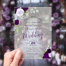 Search for elegant purple invitations Elegant script calligraphy