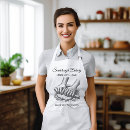 Search for handmade aprons Bakery