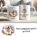 Search for golden retriever puppy mugs Watercolor