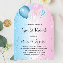 Search for pink and blue gender reveal invitations Party