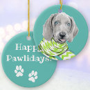 Search for weimaraner christmas tree decorations Funny
