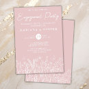 Search for blush pink engagement party invitations Flowers