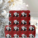 Search for christmas panda wrapping paper Adorable