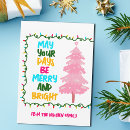 Search for pink trees christmas cards Cute