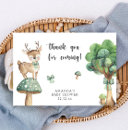 Search for deer thank you cards Watercolor