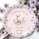 Search for easter bunny plates Girl baby shower