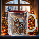 Search for gingerbread family mugs Cute