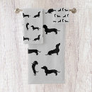 Search for dachshund bath towels Doxie