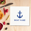 Search for nautical napkins Anchor