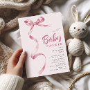 Search for cute baby girl shower invitations Bow