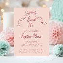 Search for simple sweet 16 invitations Bow