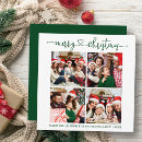 Search for square photo christmas cards Green