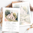Search for chapel wedding invitations Simple