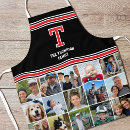 Search for red stripes aprons Photo collage