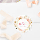 Search for coral peach stickers Watercolor floral