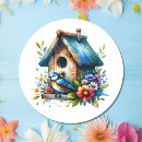 Search for bird illustration stickers Flowers