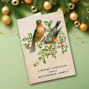 Search for vintage inspired christmas cards Holly