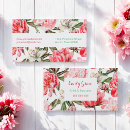 Search for red floral pattern business cards Pink