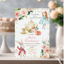 Search for rabbit birthday invitations Tea party