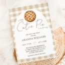 Search for pie invitations Is on the way