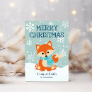 Search for cute fox christmas cards Illustration