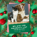Search for naughty list christmas cards Pet