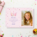 Search for princess thank you cards Little girl