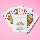 Search for birthday cake playing cards Sweet