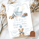 Search for brown and blue baby shower invitations For kids