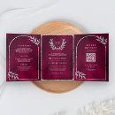 Search for pink and silver wedding invitations Qr code