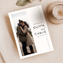 Search for 3 photo wedding invitations Modern