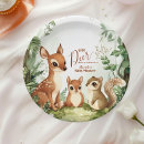 Search for deer plates Watercolor greenery