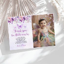 Search for butterfly birthday thank you cards Elegant