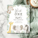 Search for zoo baby shower invitations Wild one