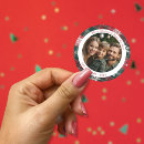 Search for green snowflake stickers Vintage